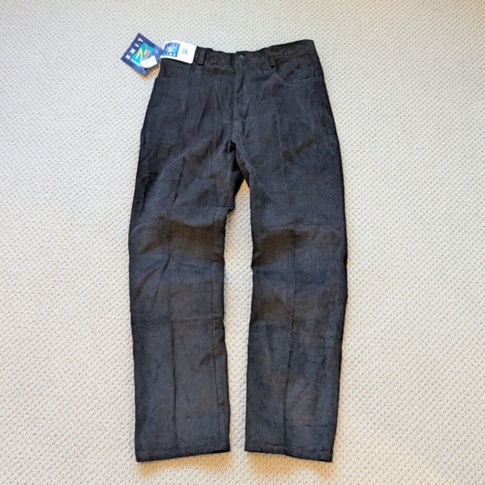 Deadstock Fine Line Vintage Corduroy Pants 34x32.5